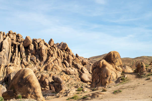 istock natural rock formations in Sierra Nevada Alabama Hills 1147868654