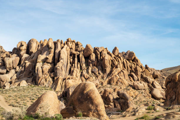 istock natural rock formations in Sierra Nevada Alabama Hills 1147868655