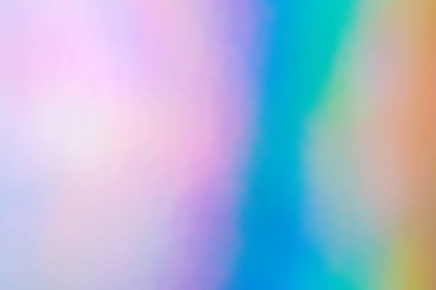 istock Blurry abstract iridescent holographic foil background. 1147871651