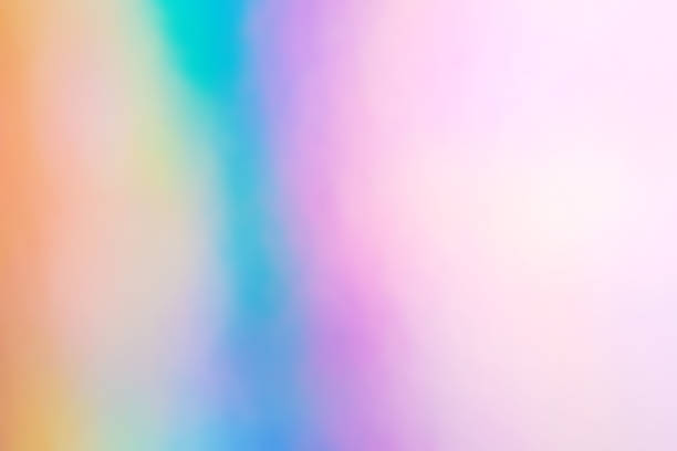 istock Blurry abstract iridescent holographic foil background. 1147871652