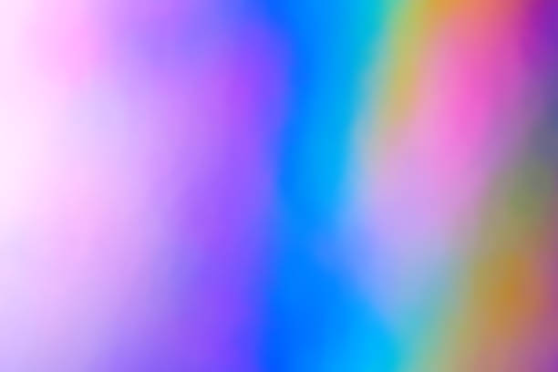 istock Blurry abstract iridescent holographic foil background. 1147871653
