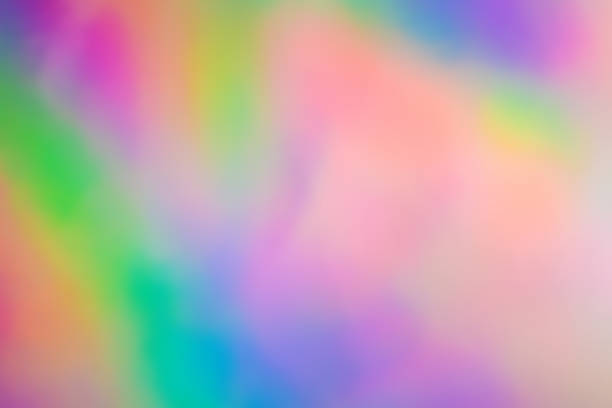 istock Blurry abstract iridescent holographic foil background. 1147871685