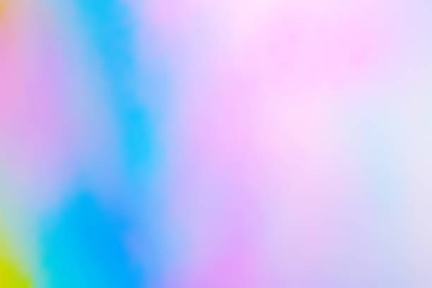 istock Blurry abstract iridescent holographic foil background. 1147871687