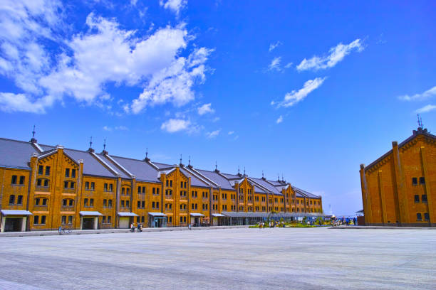 istock View of a red brick warehouse in Yokohama 1147881811