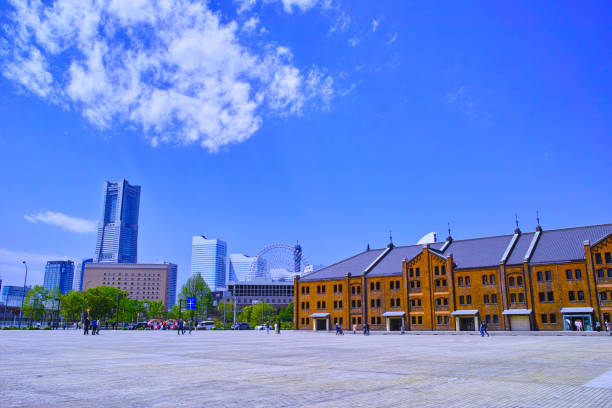 istock View of a red brick warehouse in Yokohama 1147881812