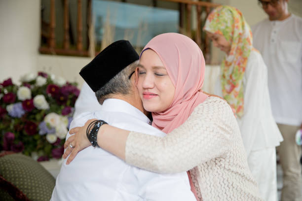 istock Family blessing during raya celebration 1147884942