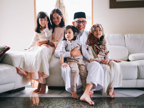 istock Grandfather embrace grandchild 1147885068