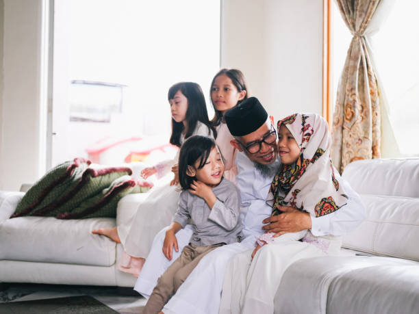 istock Grandfather embrace grandchild 1147885111