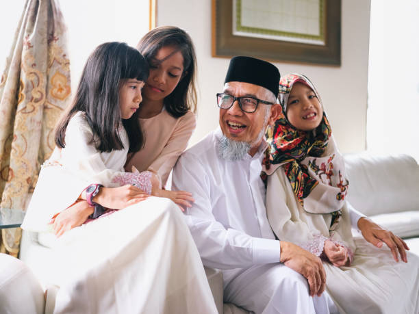 istock Grandfather embrace grandchild 1147885129