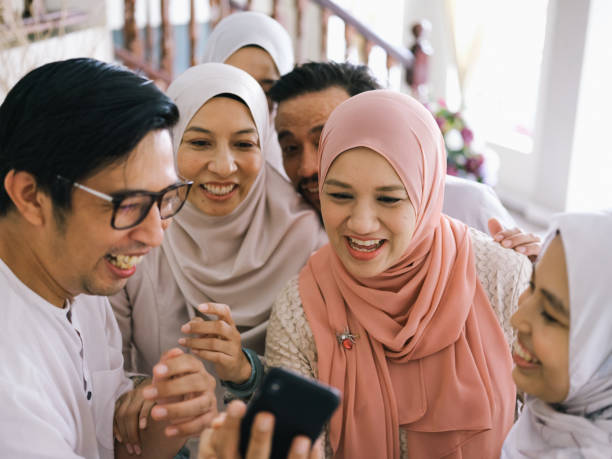 istock Family selfie and laughing 1147886835