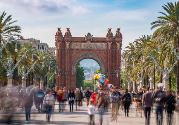 istock Triumphal Arc of Barcelona 1147888260
