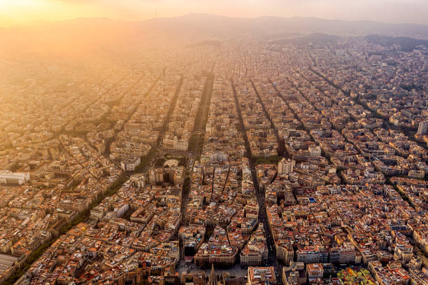 istock Gothic Quarter from above in Barcelona 1147888313