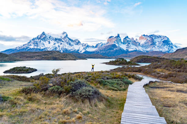 istock Torres del Paine National Park, Chile. (Torres del Paine National Park) 1147896447