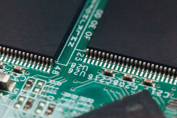 istock Circuit board repair. Electronic hardware modern technology. Motherboard digital personal computer chip 1147897072