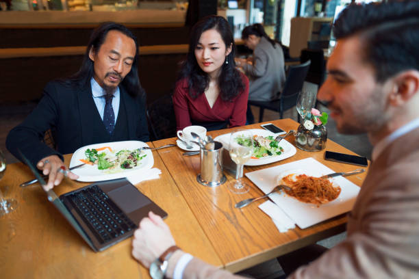 istock Great food and great business proposals 1147900529