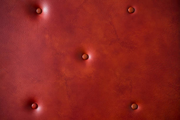 Leather seat detail Full frame leather seat detail red leather booth stock pictures, royalty-free photos & images
