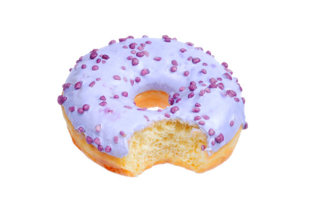 istock Sweet tasty donut isolated on white. 1147923272