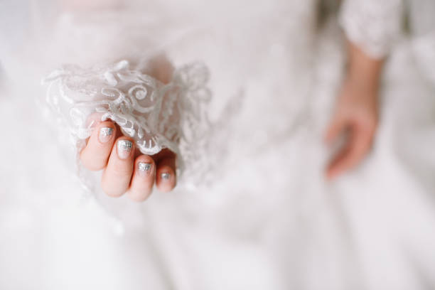 Textile , Embroidered White Fabric