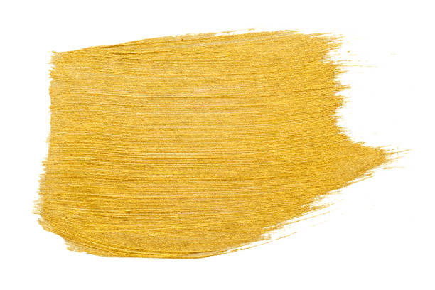 istock Gold brush stroke background 1147927930