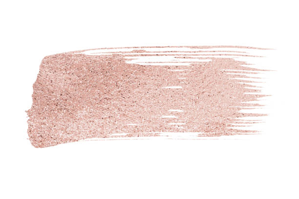 istock Metallic pink brush stroke background 1147932397