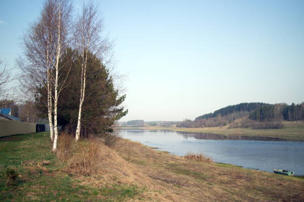 istock landscape, spring river in the morning 1147941164