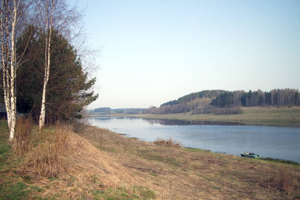 istock landscape, spring river in the morning 1147941288