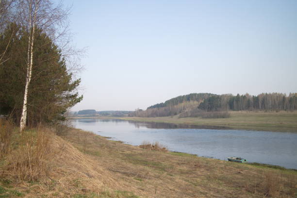 istock landscape, spring river in the morning 1147941423