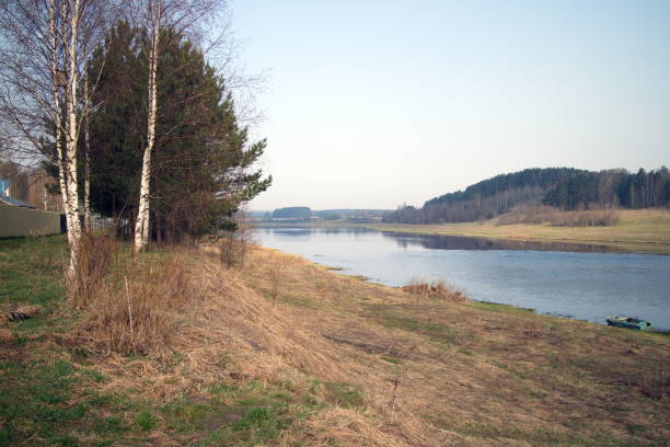 istock landscape, spring river in the morning 1147941627