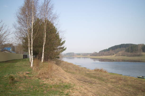 istock landscape, spring river in the morning 1147942526