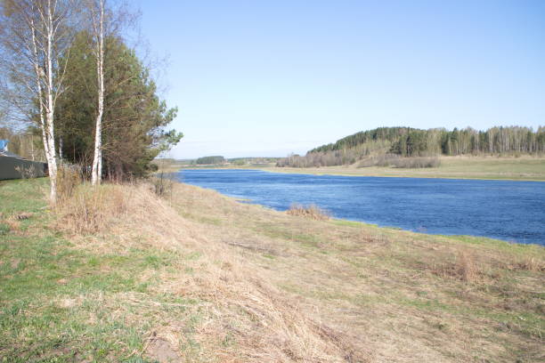istock landscape, spring river in the morning 1147943151