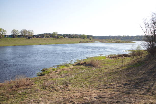 istock landscape, spring river in the morning 1147944251