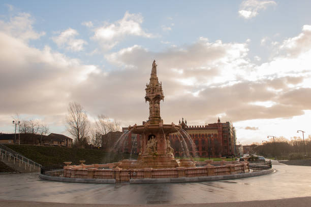 фонтан терракотовый дултон, глазго, грин, шотландия - 6728 стоковые фото и изображения