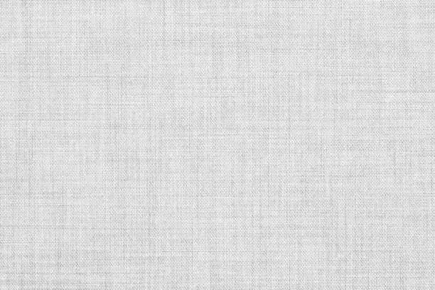 Photo of white colored seamless linen texture or fabric background