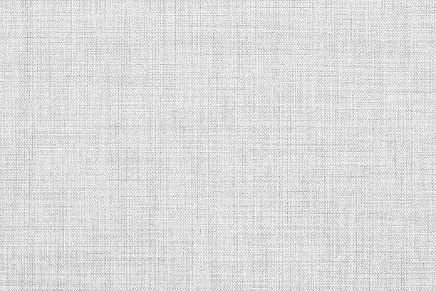 white colored seamless linen texture or fabric background - material burlap textured textile imagens e fotografias de stock