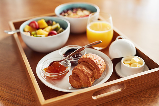 Shot of a delicious breakfast spread on a table at home