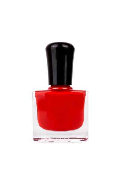 istock Nail lacquer polish bottles and nail brushes 1147963466