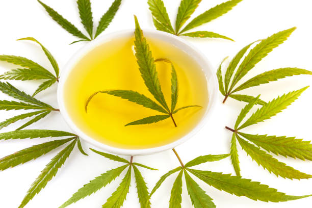 CBD oil cannabis extract, Medical marijuana concept.