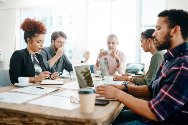 istock We're connected on all fronts in the business world 1147972403