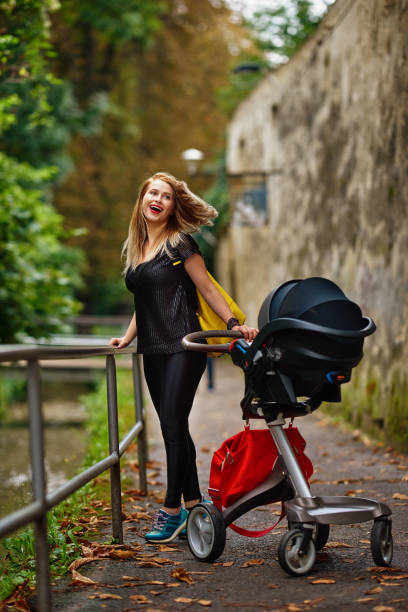 istock enjoying walk with her baby 1147976699