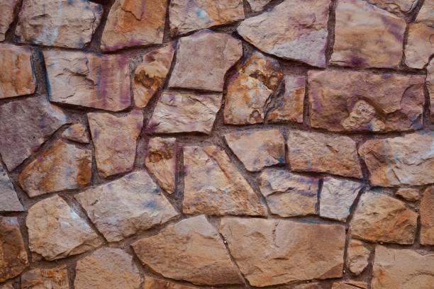 istock old wall background pattern texture on the building facade in the street 1147978484