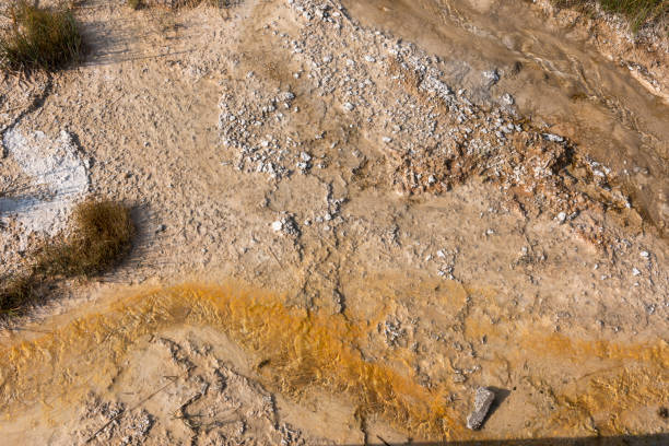istock Geyserand hot spring in Yellowstone National Park 1147981068