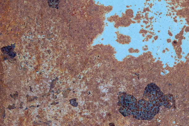 istock Dark worn rusty metal texture background. Rust texture  on  metal sheet abstrack background concept 1147986121