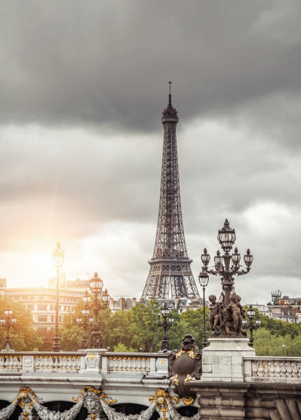 istock Paris, France on a cloudy day. 1147986316