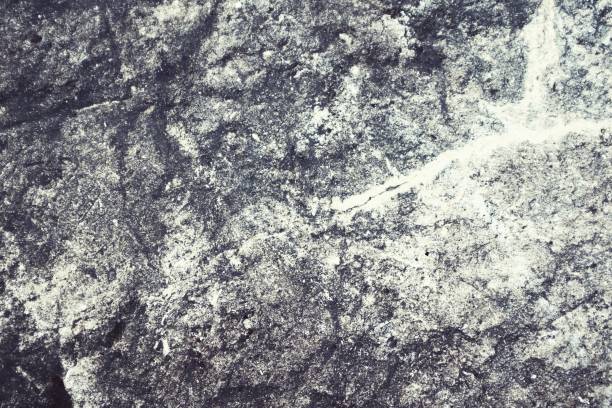 Old Dirty Stone Rock Surface Overlay Texture. Natural Grunge Rough Damaged Ancient Background.