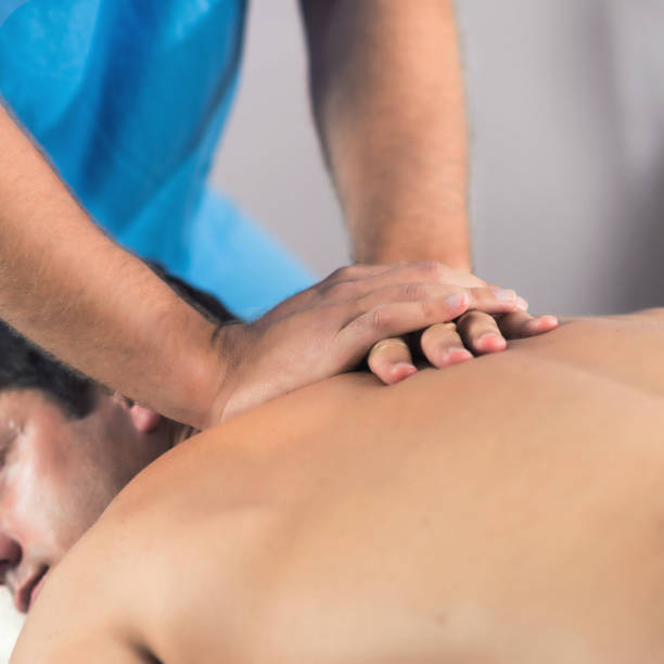 istock Close Up Of Back Massage 1147987409
