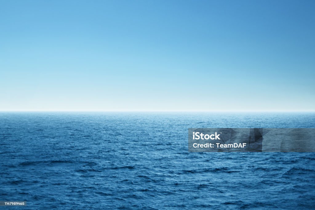Blue open sea. Environment,travel and nature concept. Sea Stock Photo