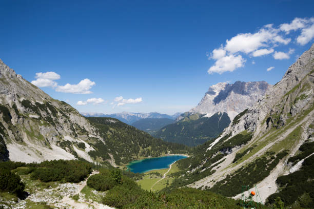 istock Panorama of mountain lake Seebensee, Austrian Alps, summertime 1147992385