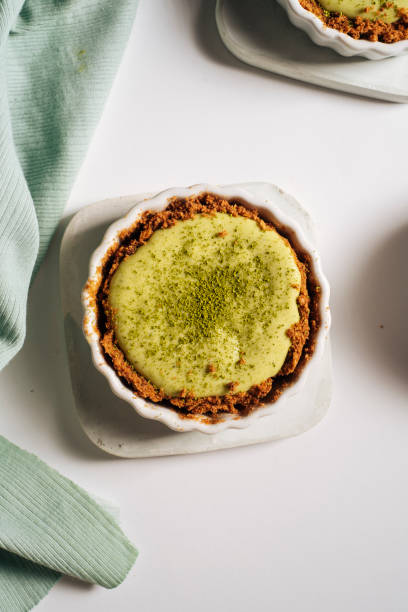 istock Homemade matcha cheesecake 1147992532