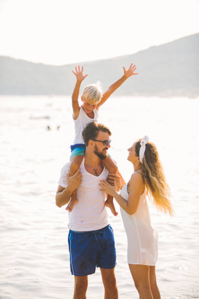 istock Family beach time 1147992940
