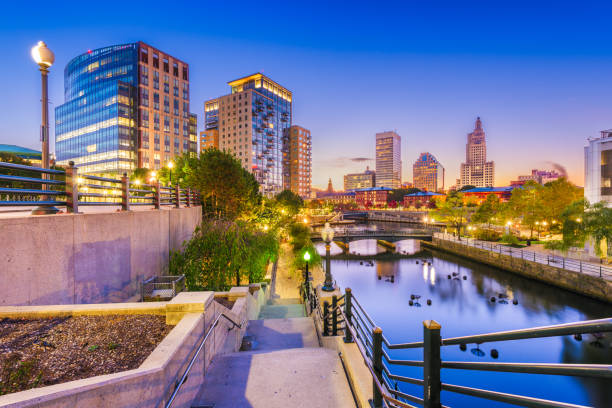 istock Providence, Rhode Island, USA park and skyline 1147993607